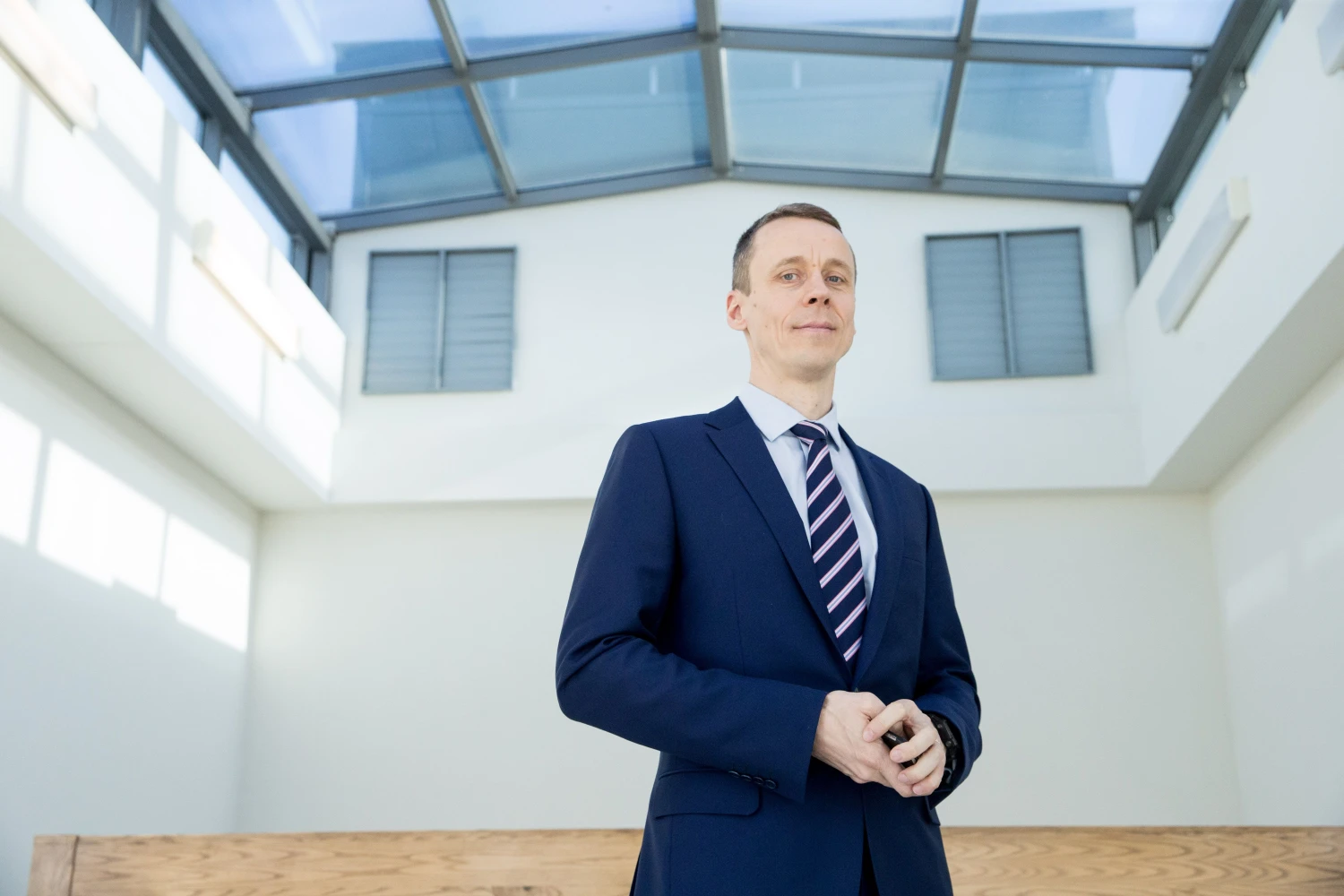 Erkki Raasuke, jungtinio DNB ir „Nordea“ banko Baltijos šalyse vadovas. Juditos Grigelytės (VŽ) nuotr.