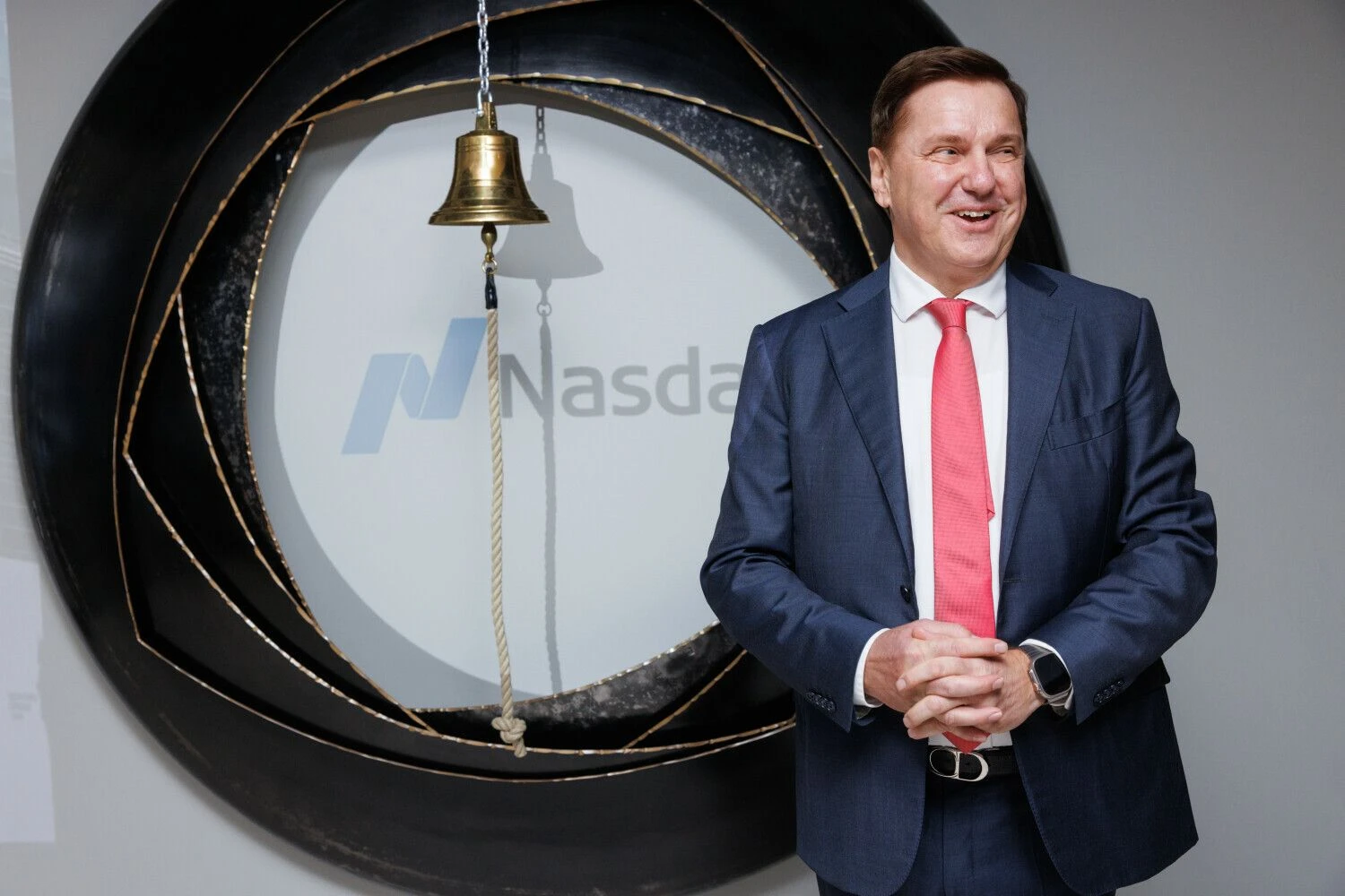 Ainas Hanschmidtas, „Infortar“ generalinis direktorius. Andraso Krallo ( „Aripaev“ / „Scanpix“ ) nuotr.