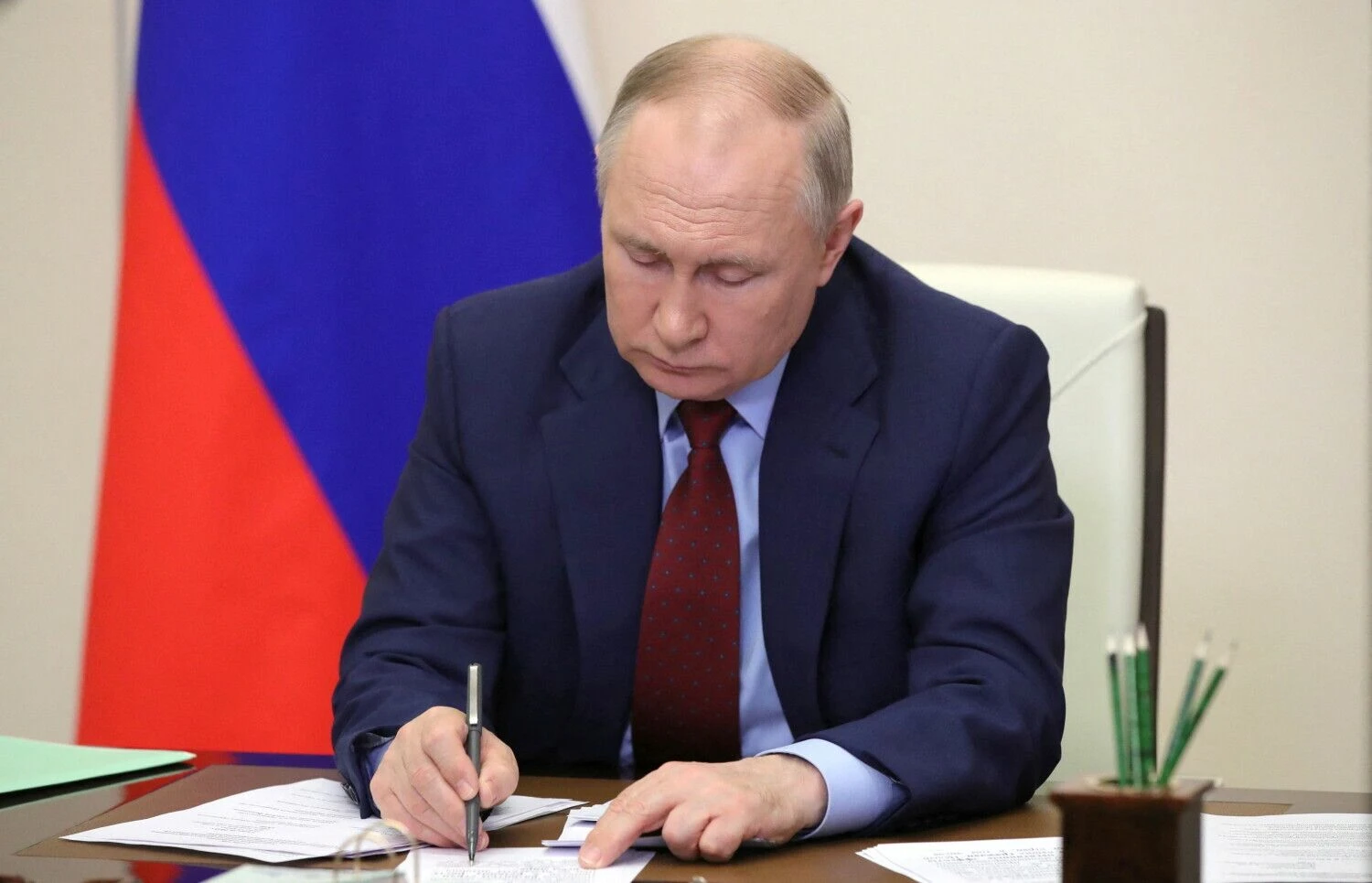Vladimiras Putinas, Rusijos prezidentas. Michailo Klimentejevo („Reuters“ / „Scanpix“) nuotr.