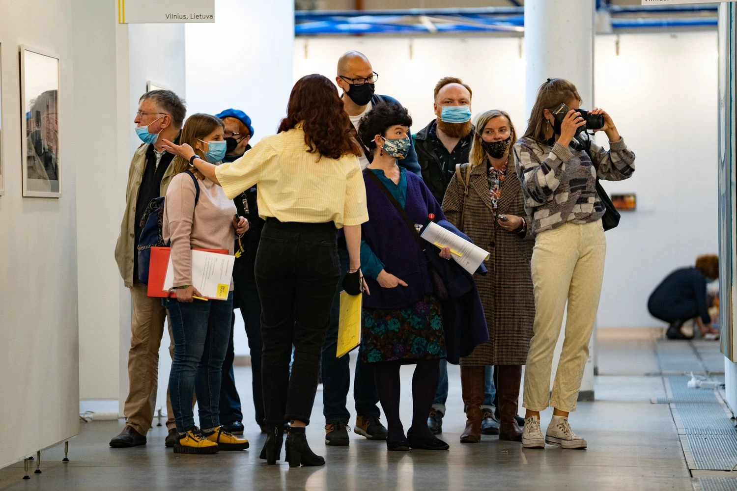 Šiuolaikinio meno mugėje „ArtVilnius20“. Manto Repečkos / „ArtVilnius“ nuotr. 