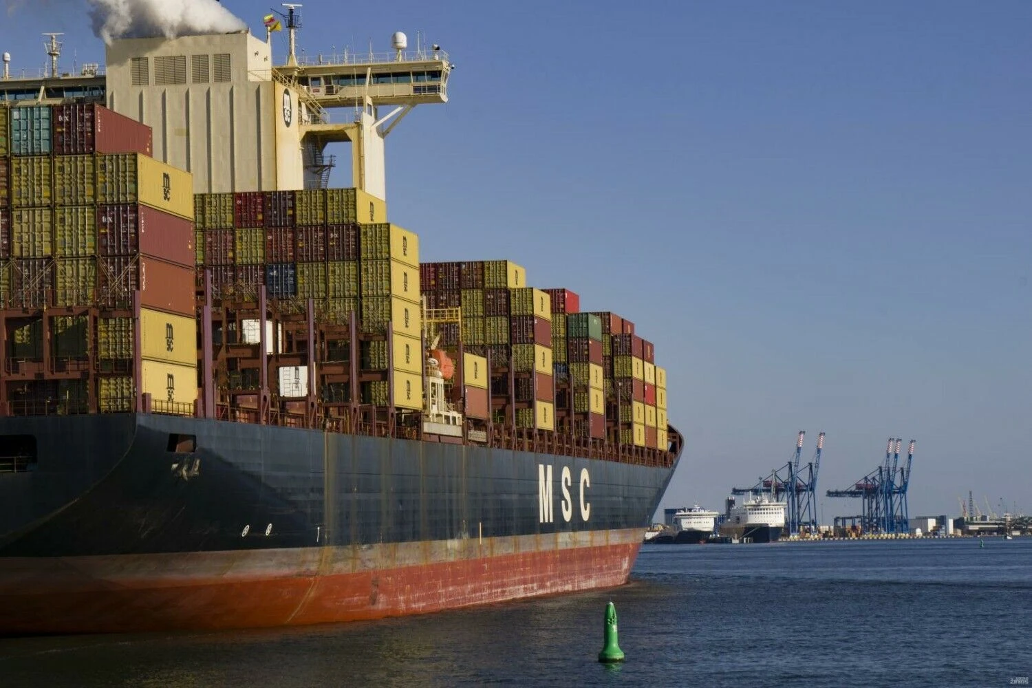 Konteinervežis „MSC ELLEN“. Algimanto Kalvaičio nuotr.