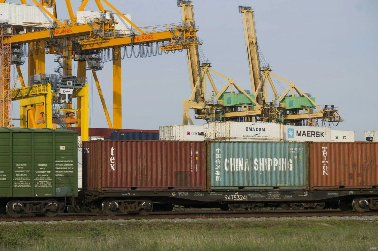 Klaipėdos konteinerių terminalas. Algimanto Kalvaičio nuotr.