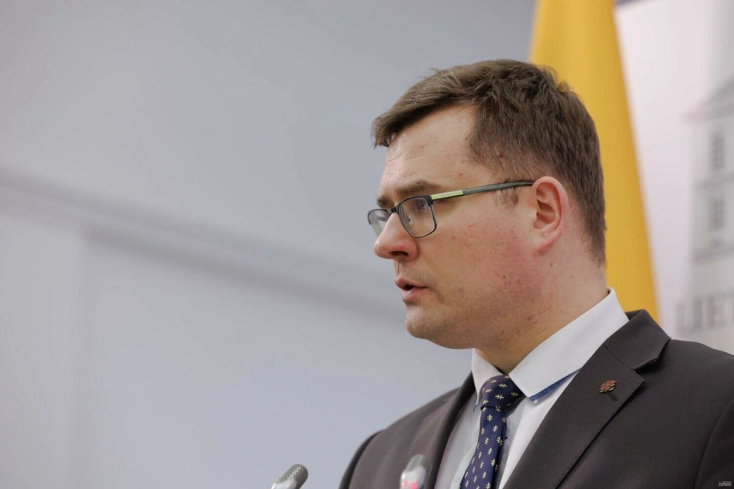 Laurynas Kasčiūnas, krašto apsaugos ministras. Vladimiro Ivanovo (VŽ) nuotr.