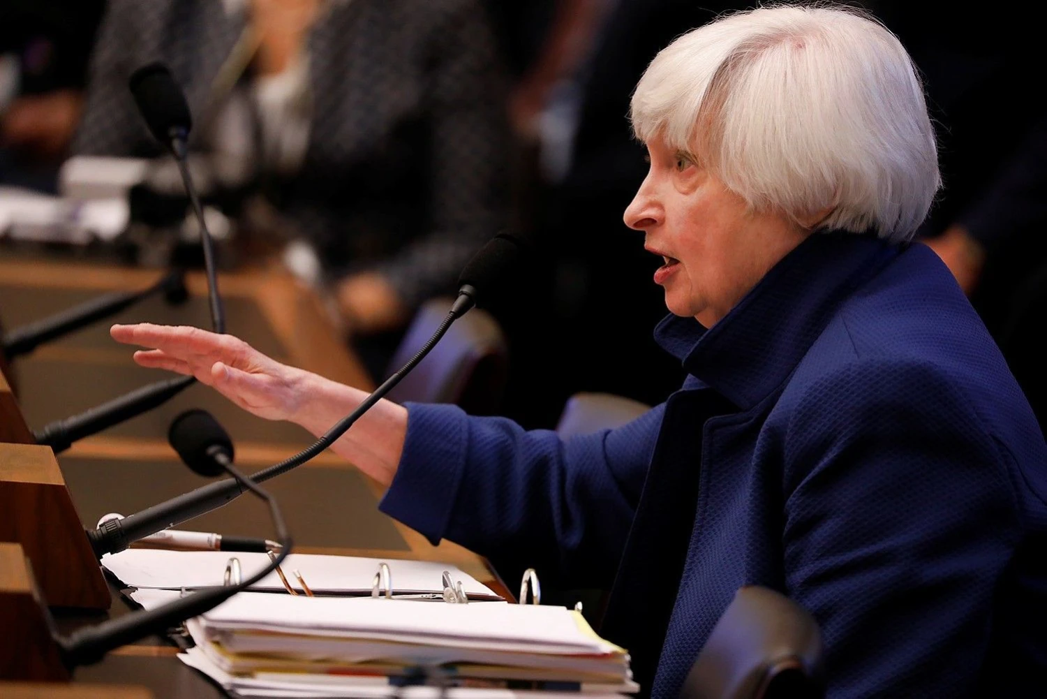 Janet Yellen. Aarono Bernsteino („Reuters“/„Scanpix“) nuotr. 