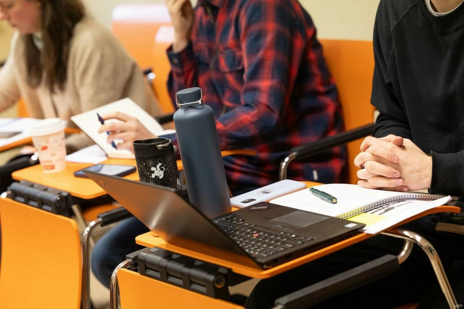 Studentai paskaitoje. Asociatyvi Juditos Grigelytės (VŽ) nuotr.