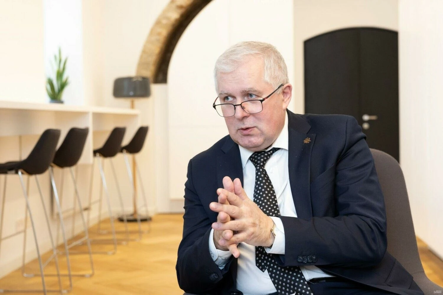 Arvydas Anušauskas, krašto apsaugos ministras. Juditos Grigelytės (VŽ) nuotr.