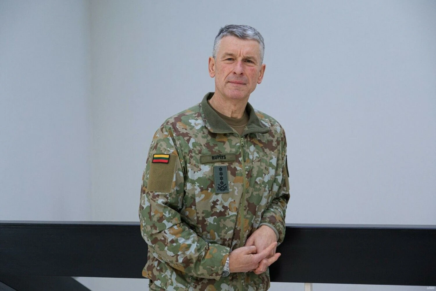 Valdemaras Rupšys, generolas, Lietuvos kariuomenės vadas. Vladimiro Ivanovo (VŽ) nuotr.