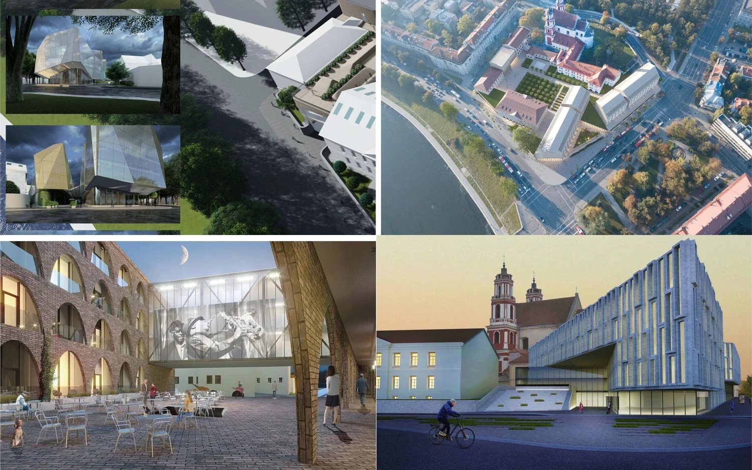 VŽ montažas, autorių vizualizacijos.