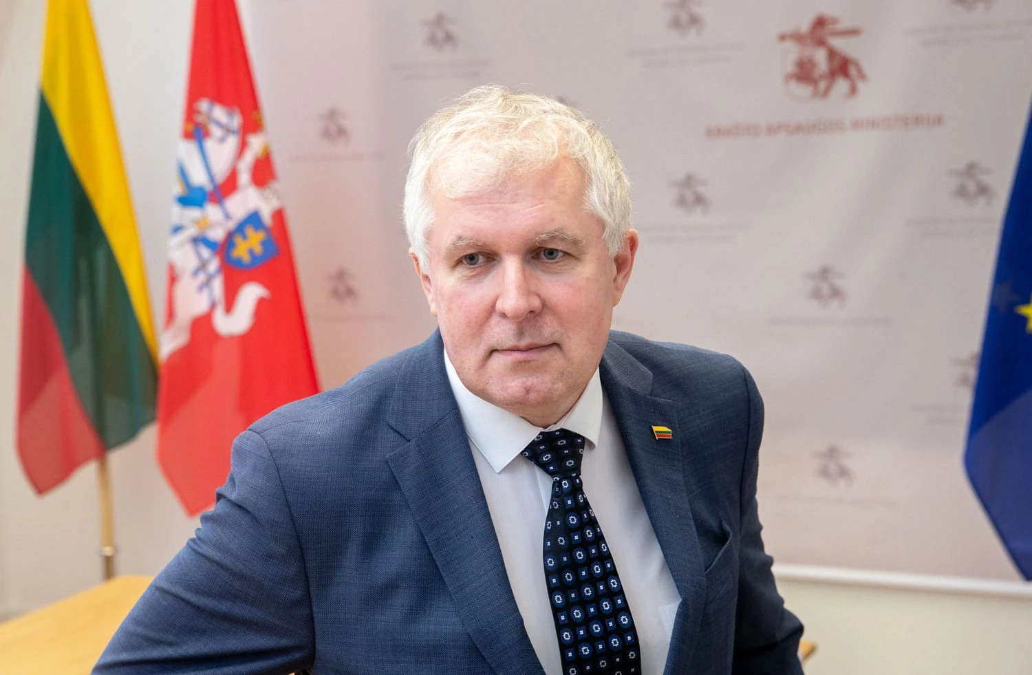 Arvydas Anušauskas, krašto apsaugos ministras. Juditos Grigelytės (VŽ) nuotr.