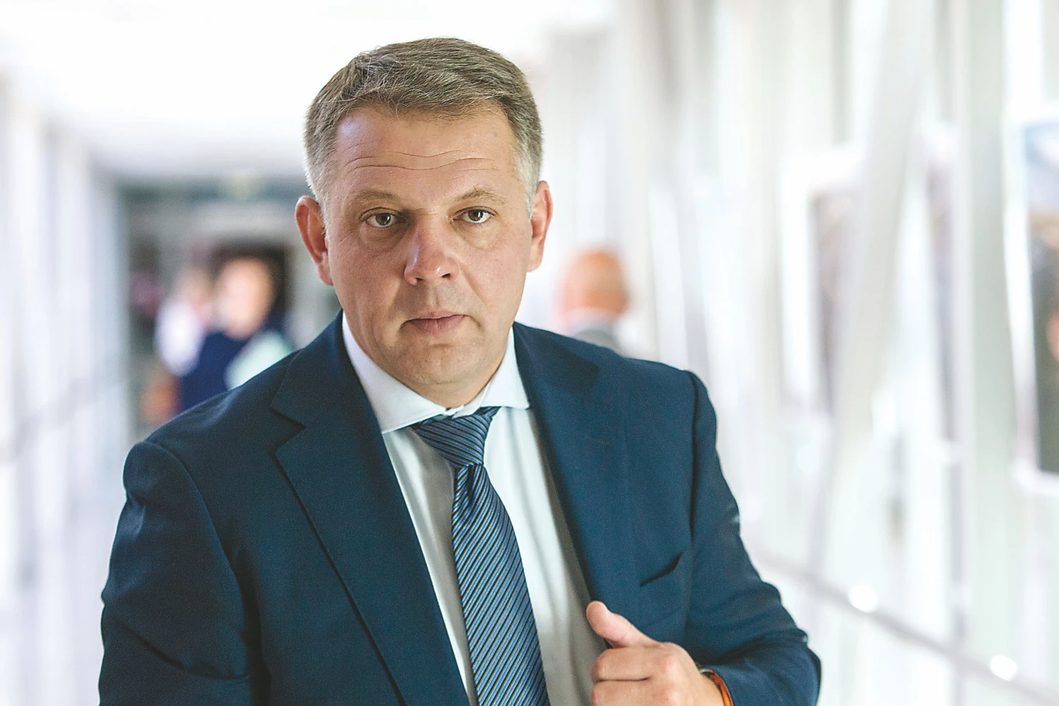 Eligijus Masiulis, Seimo Liberalų sąjūdžio frakcijos seniūnas: „Siūlymą Generalinės miškų urėdijos funkcijas perduoti kitoms įstaigoms palaikau iš administracinės naštos mažinimo pusės, tačiau Seimo liberalai ir toliau sieks, kad iš įstatymo būtų išbrauktos 42 urėdijos, jas iš esmės pertvarkant į vieną valstybės miškus administruojančią VVĮ, kaip yra daugelyje Europos šalių.“ 		Juditos Grigelytės (VŽ) nuotr.