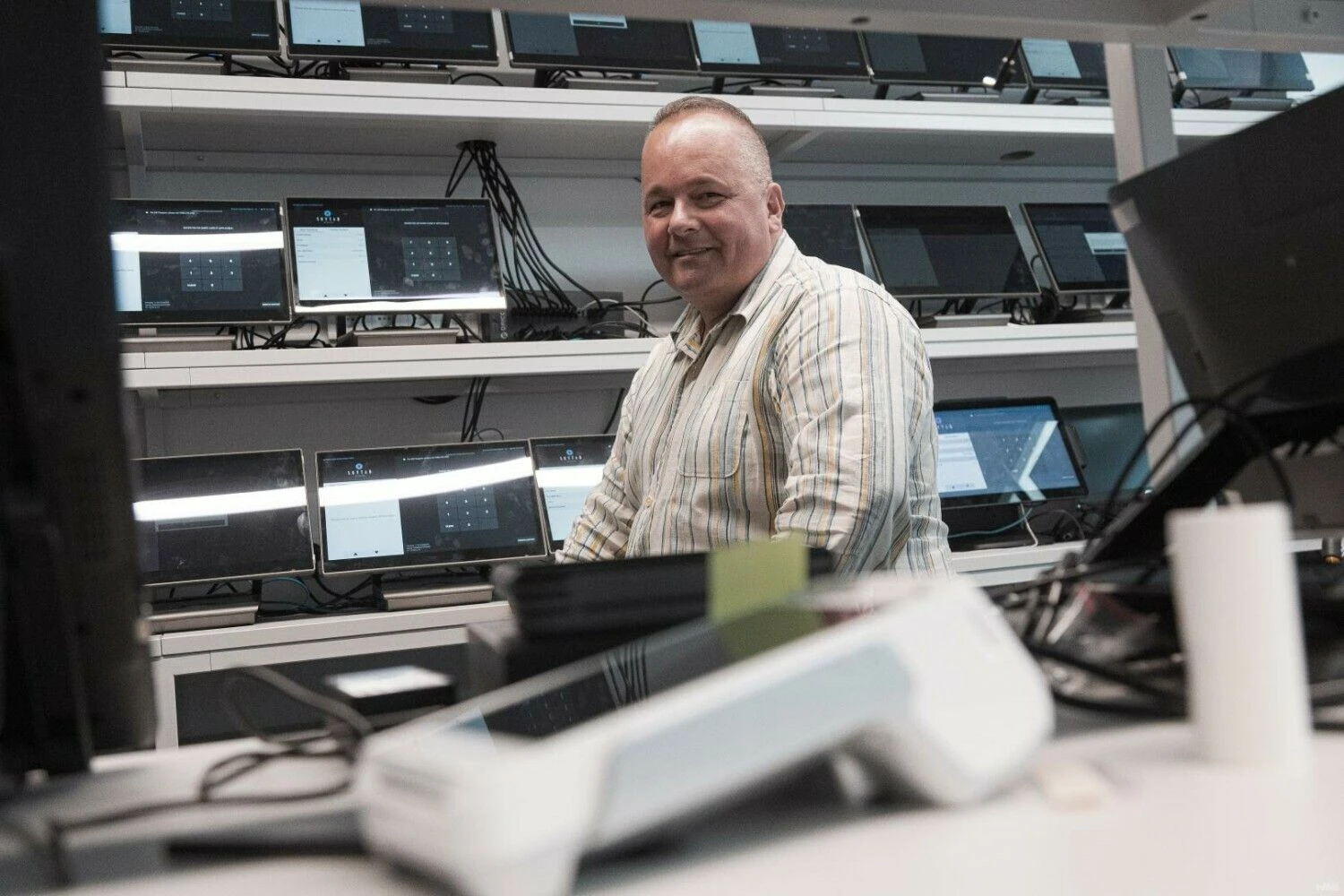 Tadas Vizgirda, programinės ir technologinės įrangos kūrimo UAB „Shift4 Payments Lithuania“ vadovas. Vladimiro Ivanovo (VŽ) nuotr.