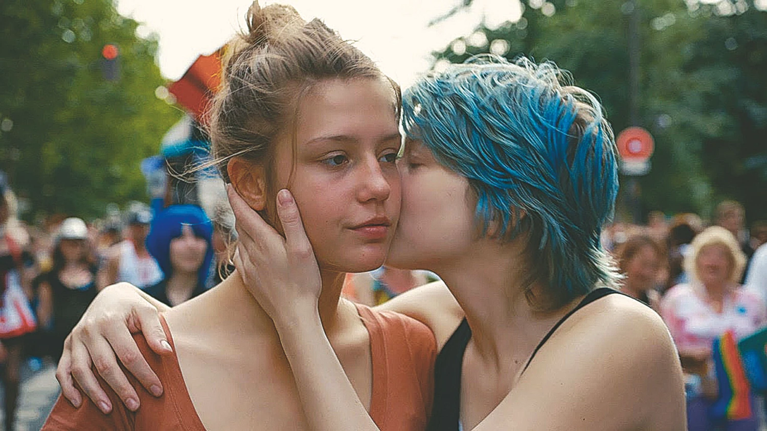 Kadras iš filmo „Adelės gyvenimas. I ir II skyrius“. Šį filmą bus galima pamatyti Tarptautiniame Kauno kino festivalyje. Tarptautinio Kauno kino festivalio nuotr.