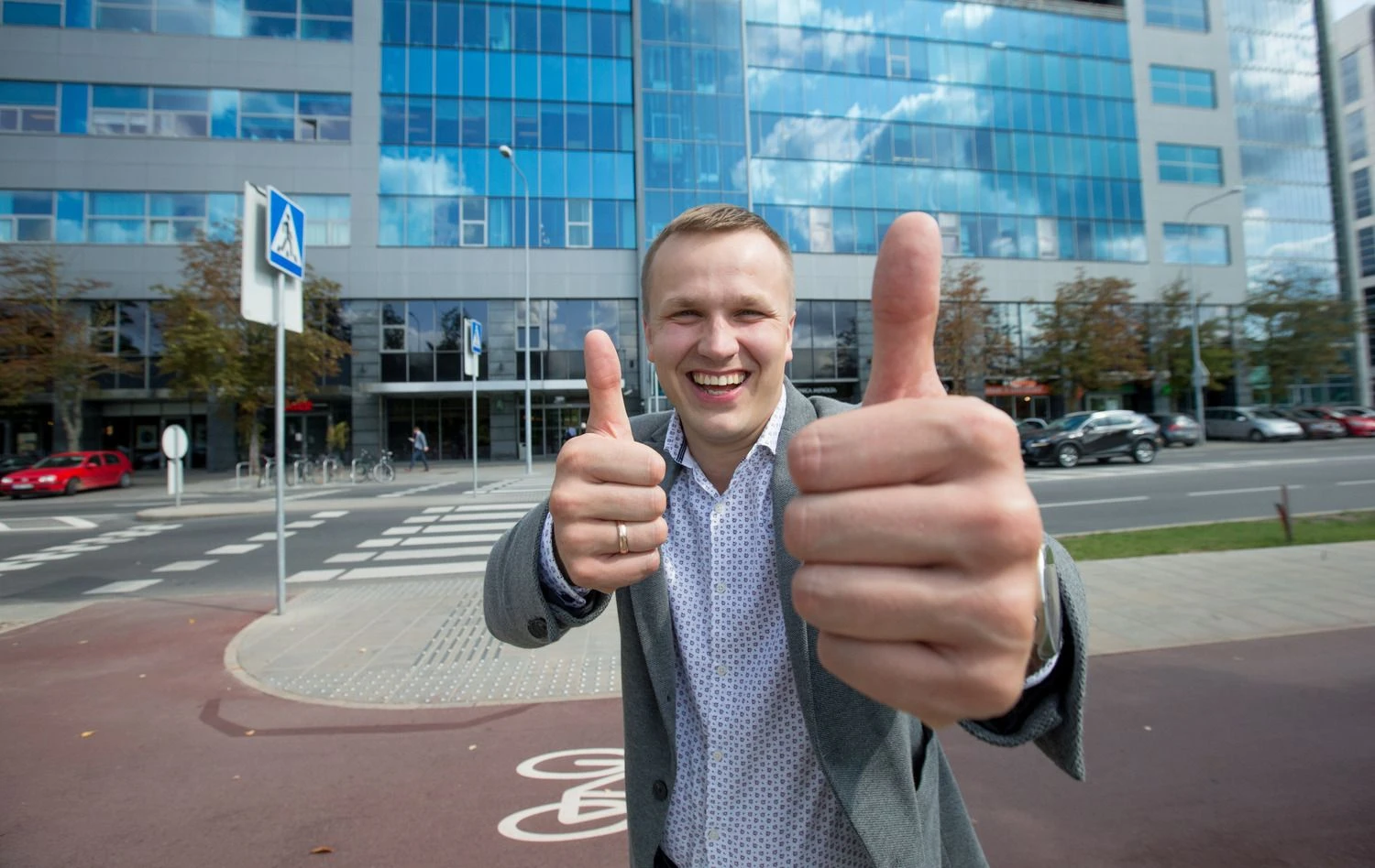 Martinis Libertas, paskolų verslui platformos „Debitum Network“ vienas įkūrėjų. Juditos Grigelytės (VŽ) nuotr.