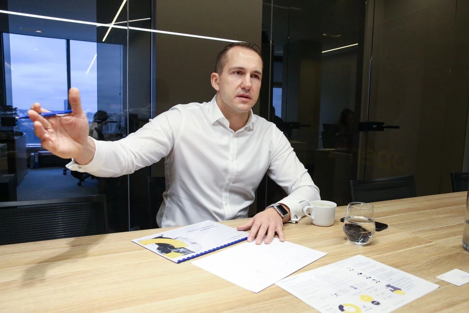 Audrius Milukas, „Open Circle Capital“ partneris ir vadovas, sako, kad fondas ieško patyrusios komandos, turinčios produktą ir klientų. Vladimiro Ivanovo (VŽ) nuotr.