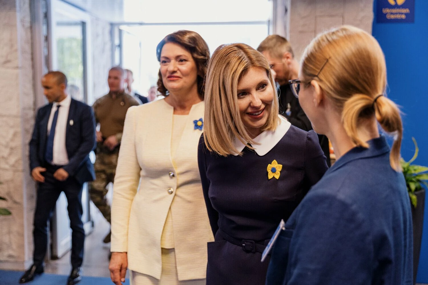 Olena Zelenska, Ukrainos pirmoji ponia. Eitvydo Kinaičio (prezidentūros) nuotr.