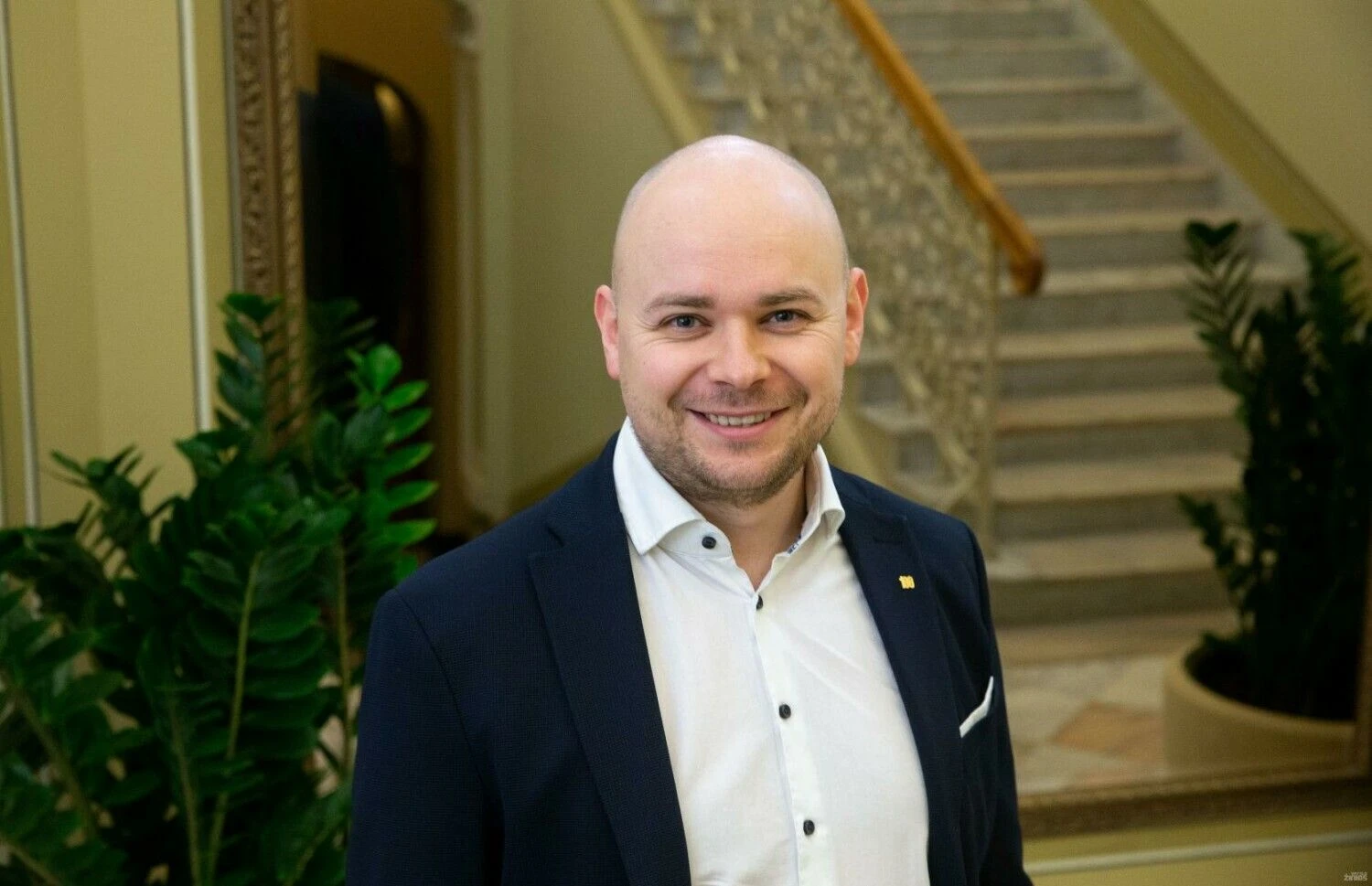 Lukas Jakubonis, Lietuvos banko finansų rinkos plėtros centro vadovas. Juditos Grigelytės (VŽ) nuotr.