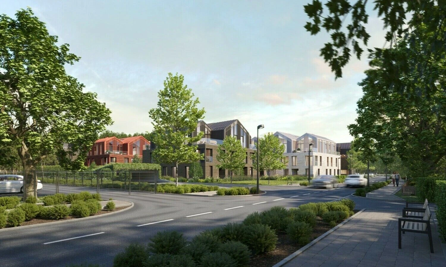 Planuojamas kvartalas. Biurų „Architektūros linija“ ir „Sattybos inžinierių konsultantų biuras“.