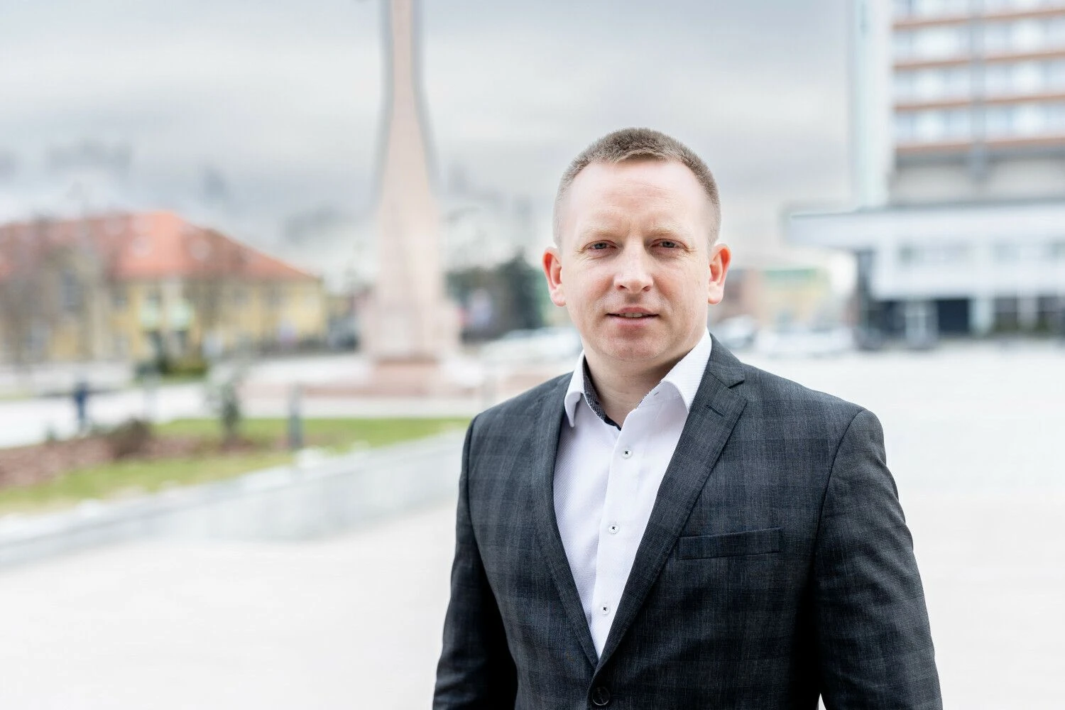 Povilas Isoda, Marijampolės meras. Luko Balandžio (BNS) nuotr.