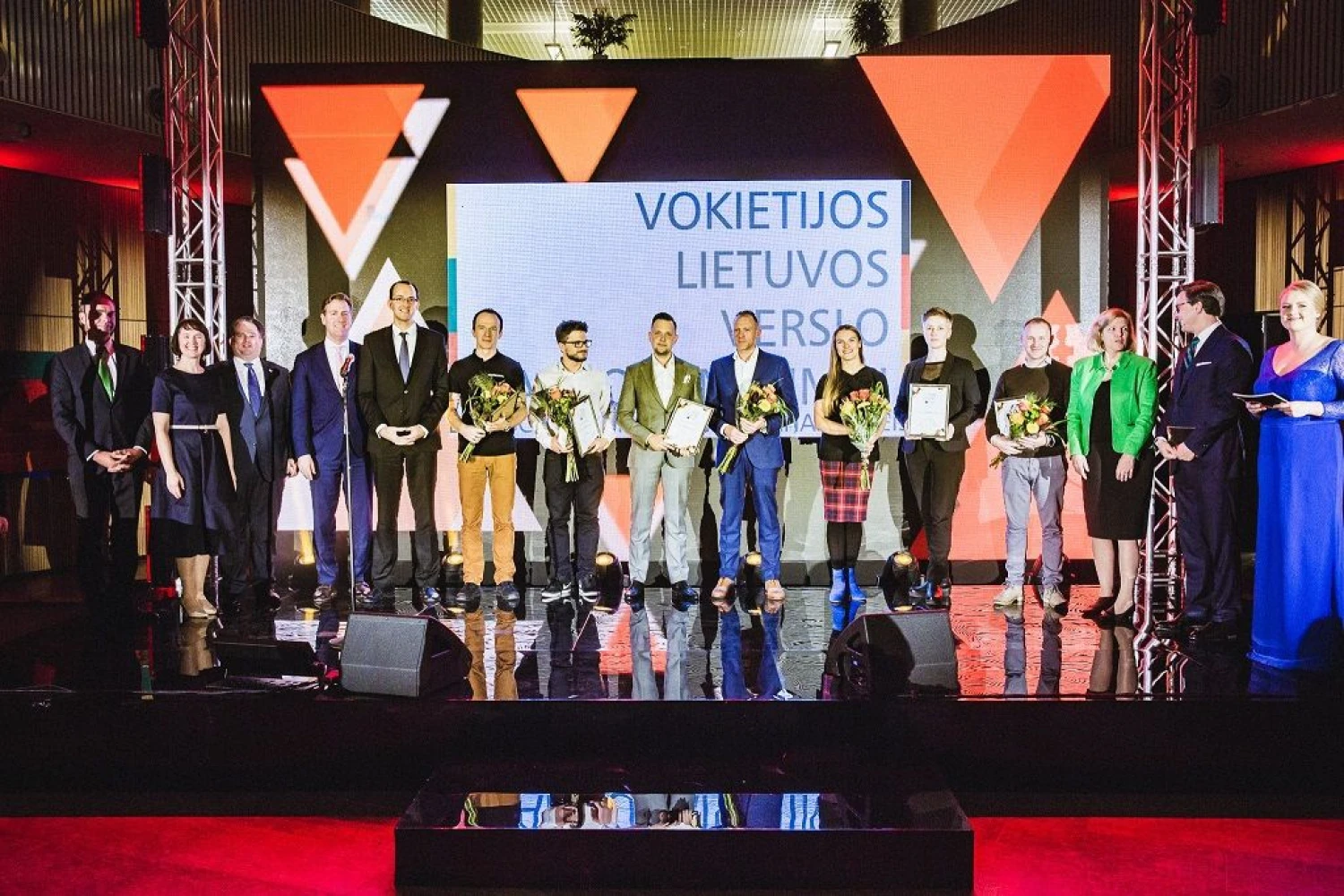 Vokietijos verslo apdovanojimai. Vokietijos ir Baltijos šalių prekybos rūmų nuotr.