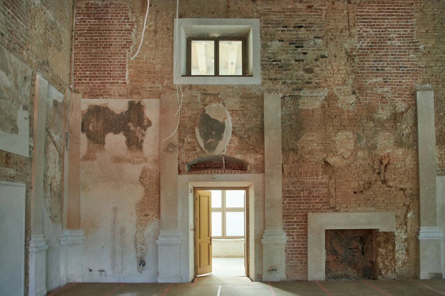 Restauruojami Sapiegų rūmai Vilniuje, Antakalnyje. Audriaus Solomino nuotr.