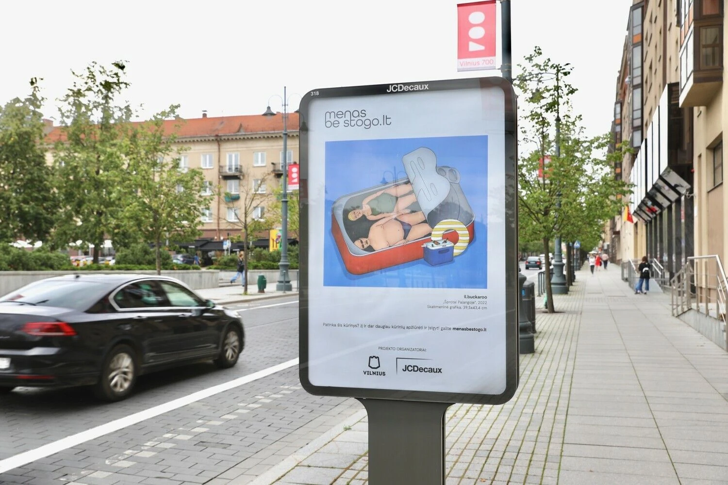 il.buckaroo kūrinys „Šprotai Palangoje“. Vilniaus miesto savivaldybės nuotr.