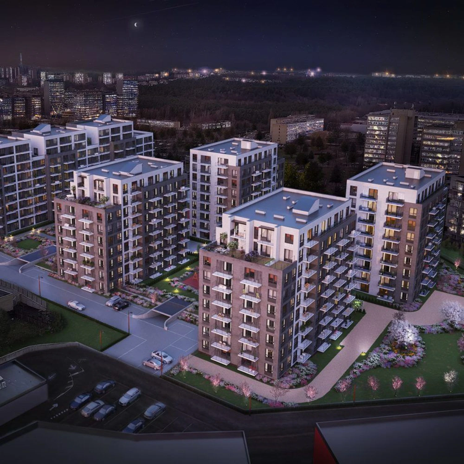 Bendrovės vizualizacija.