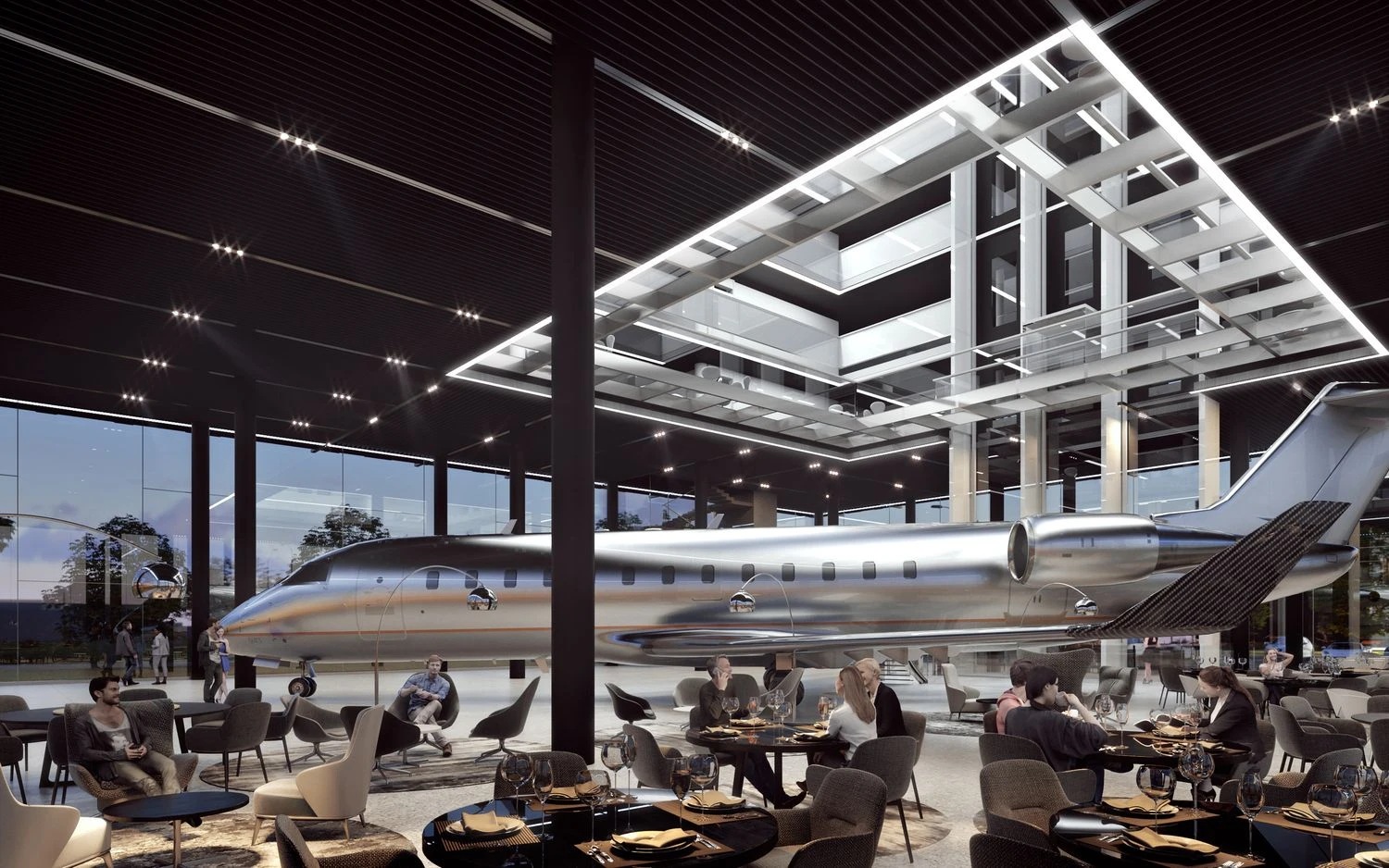 Bendrovės vizualizacijos.