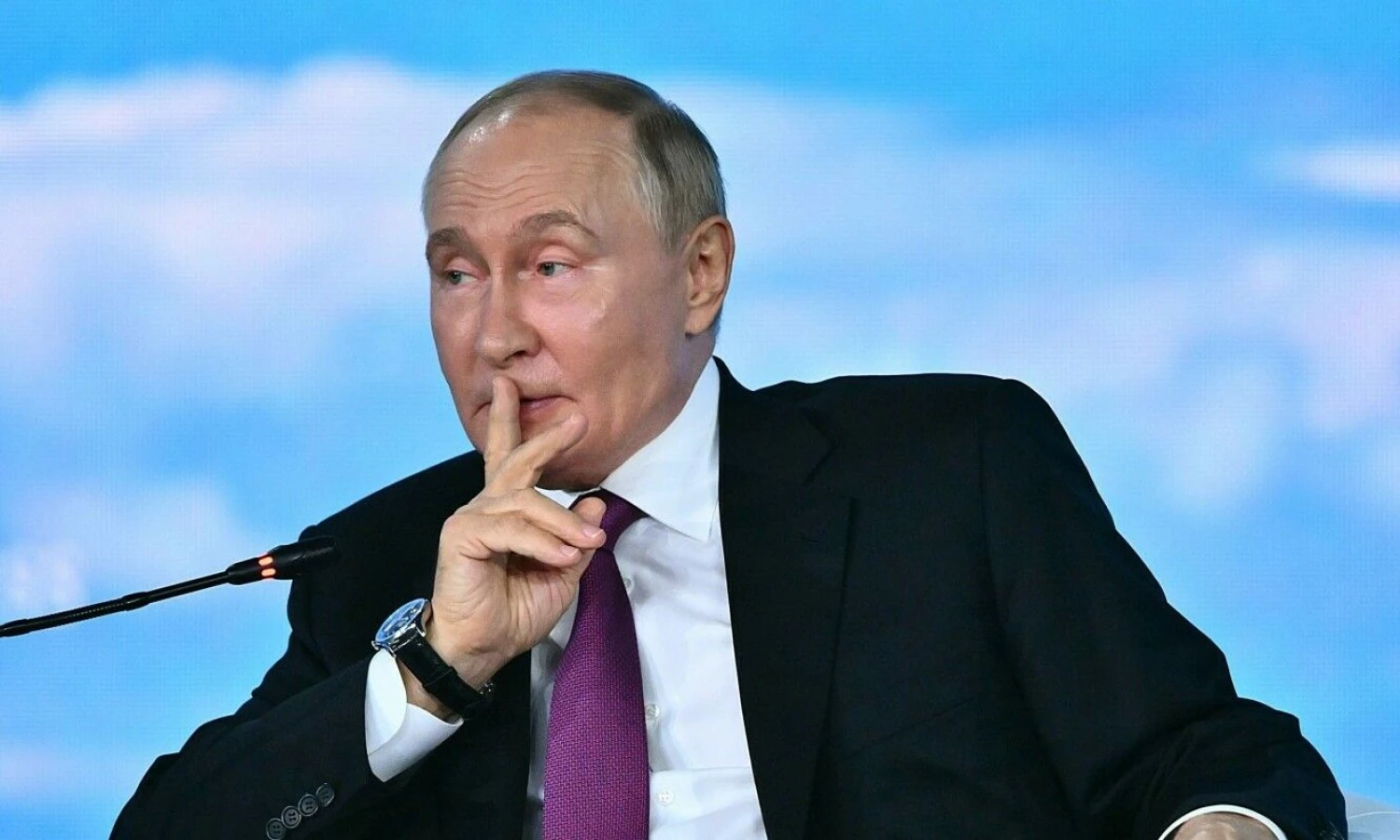 V. Putinas Rytų ekonomikos forume, Vladivostoke. Kristinos Kormilicynax (IMAGO / SNA / „Scanpix“) nuotr.