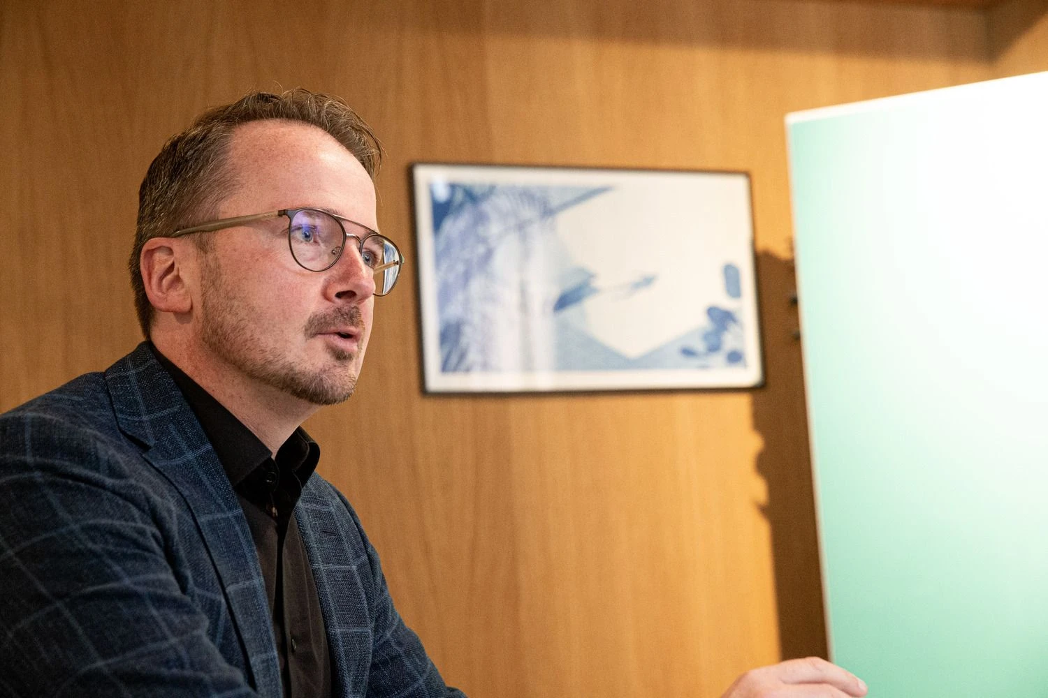 Dirkas Bullmannas, Europos centrinio banko inovacijų komandos vadovas. Vladimiro Ivanovo (VŽ) nuotr.