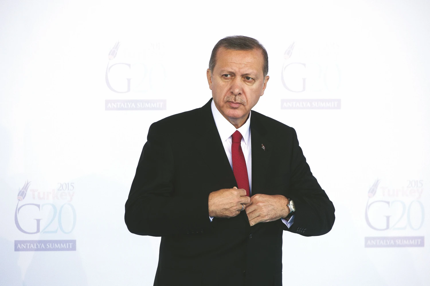 Iš Recepo Tayyipo Erdogano, Turkijos prezidento, tikimasi didesnių pastangų kovojant su teroristais ir užtikrinant sienos kontrolę. Sergejaus Gunejevo („RIA NOVOSTI“ / „REUTERS“) nuotr.
