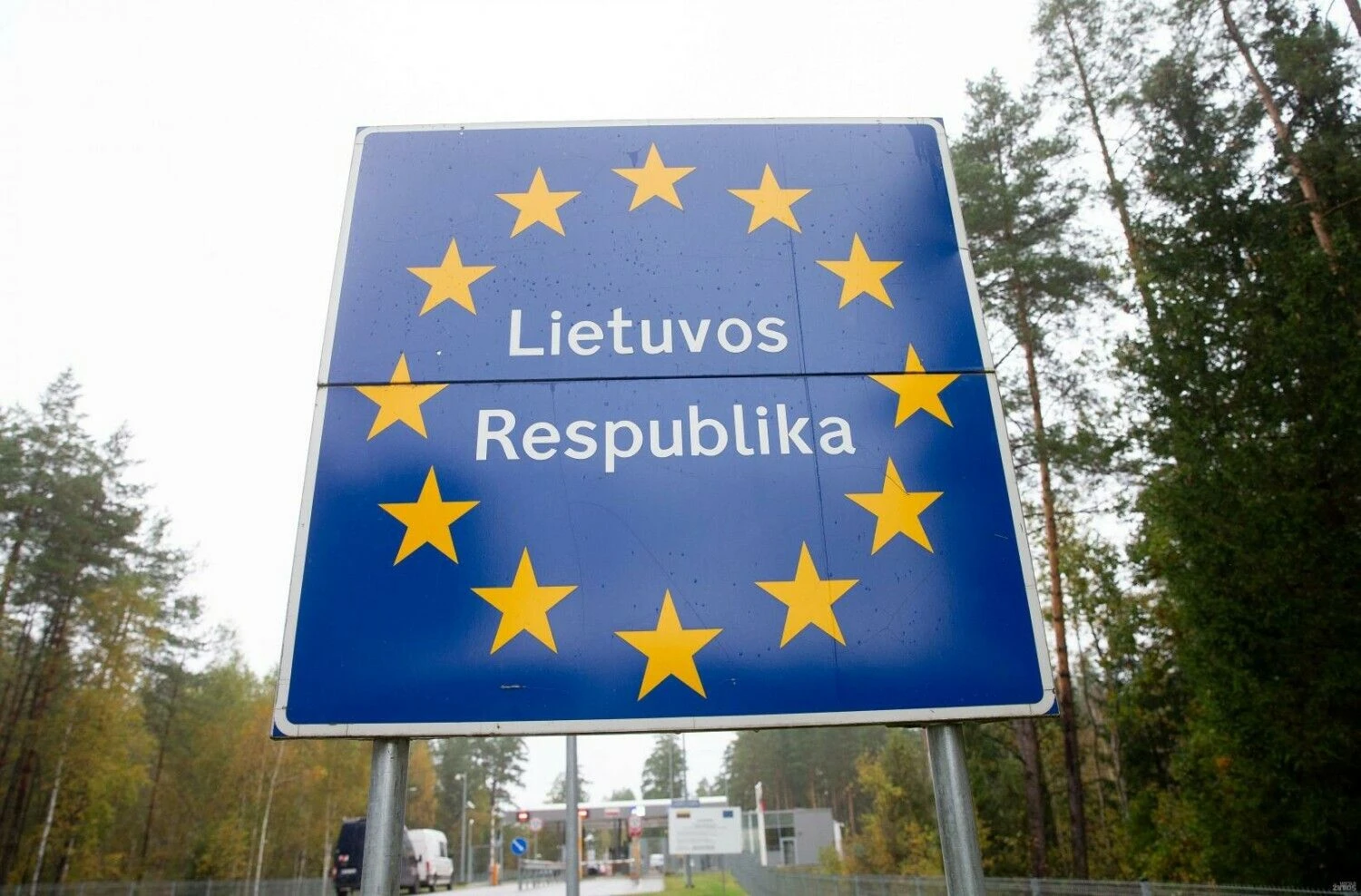 Latežerio pasienio kontrolės punktas ties Baltarusija. Juditos Grigelytės (VŽ) nuotr.