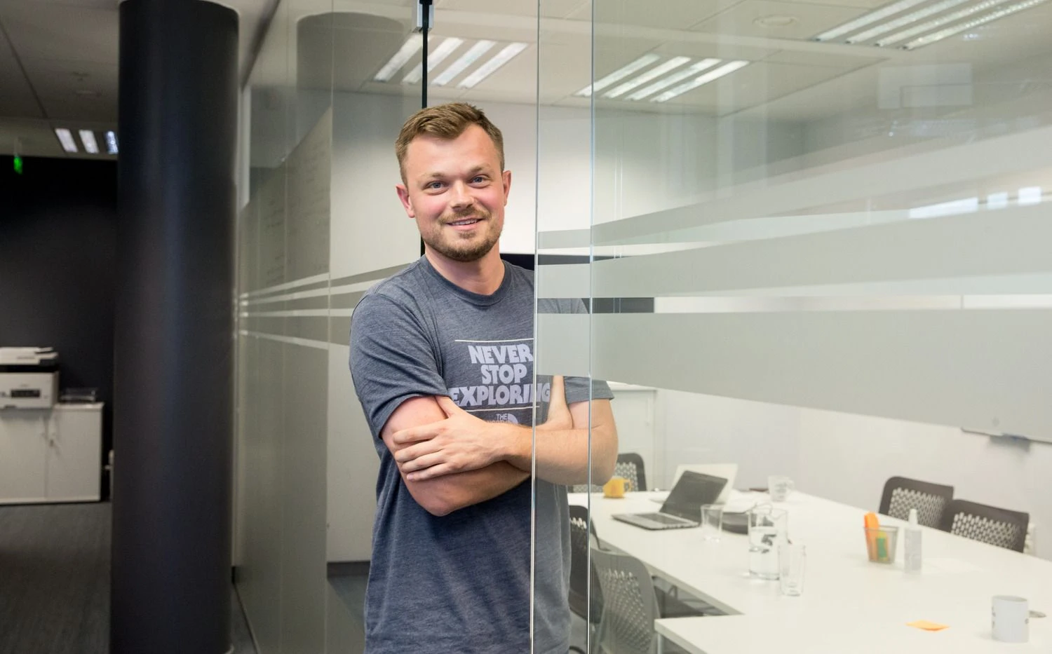 Einaras von Gravrockas, „CUJO AI“ vadovas ir vienas iš įkūrėjų. Juditos Grigelytės (VŽ) nuotr.