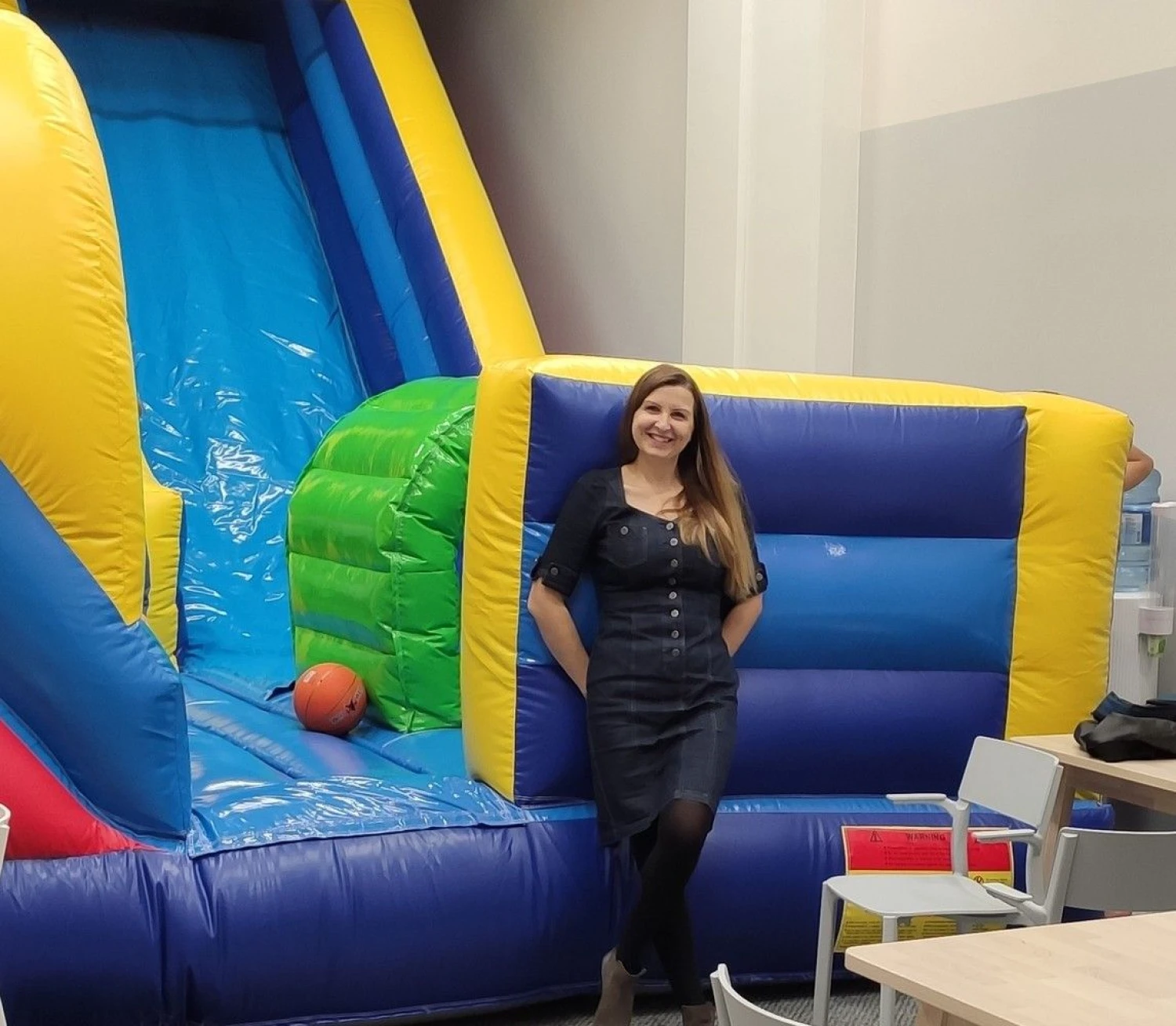 Brigita Mykolaitienė, MB „10 bičiulių“, valdančios pripučiamų batutų žaidimų erdvę „Pripučiamos pilys“ Vilniuje, įkūrėja.
Asm. archyvo nuotr.