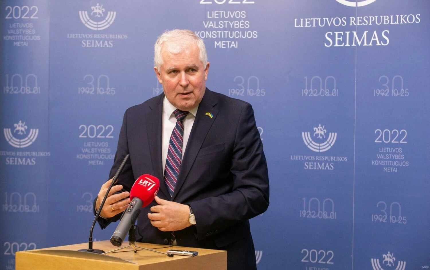 Arvydas Anušauskas, krašto apsaugos ministras. Juditos Grigelytės (VŽ) nuotr.