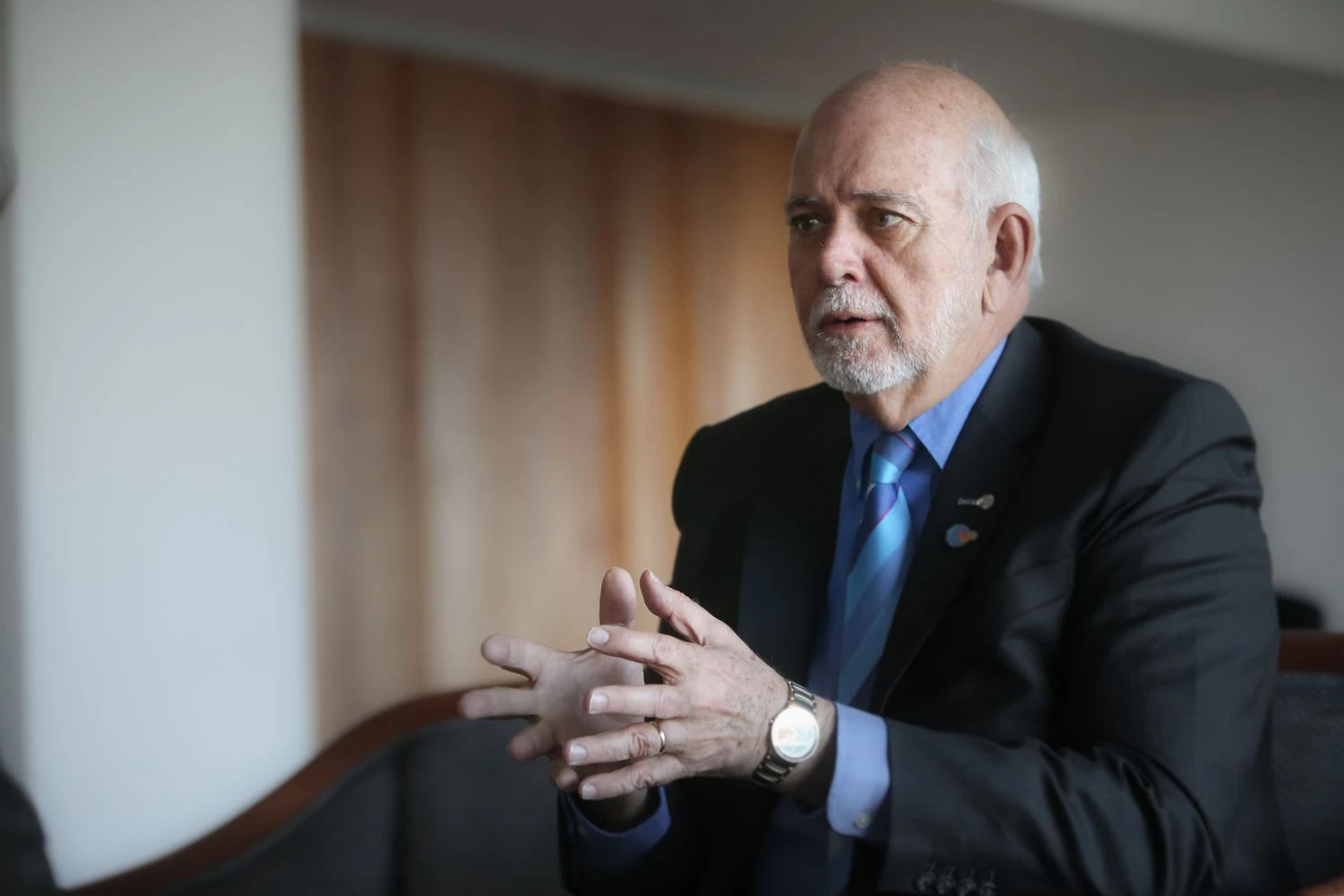 „Neturime slaptų ritualų, tiesiog tarnaujame“, – sako „Rotary“ tarptautinės organizacijos 2018–2019 m. prezidentas Barry Rassinas. Vladimiro Ivanovo (VŽ) nuotr. 