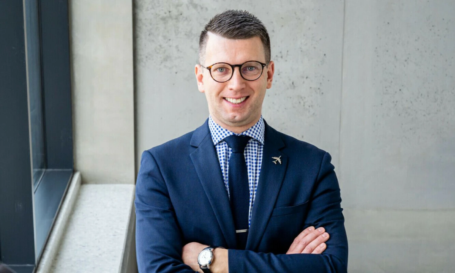 Aurimas Stikliūnas, laikinasis Lietuvos oro uostų direktorius. Organizacijos nuotr.