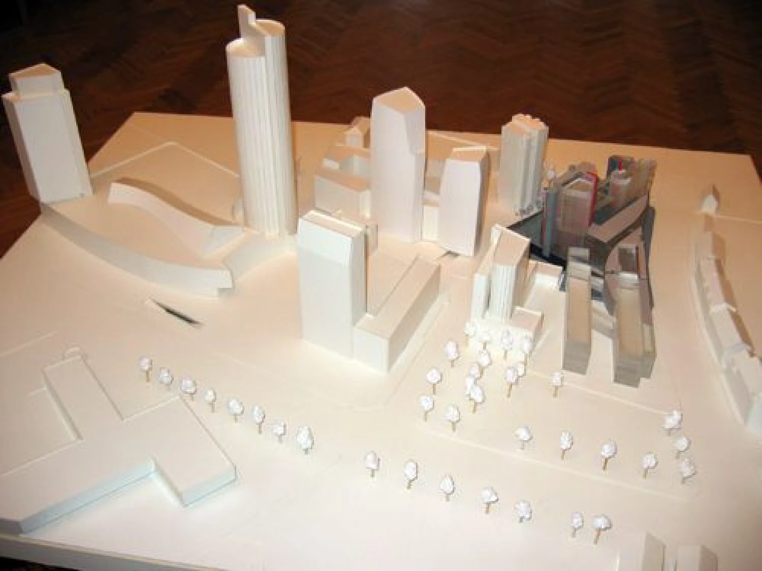 2008 m. architektūriniam konkursui pateiktas maketas. Architektų sąjungos nuotr.