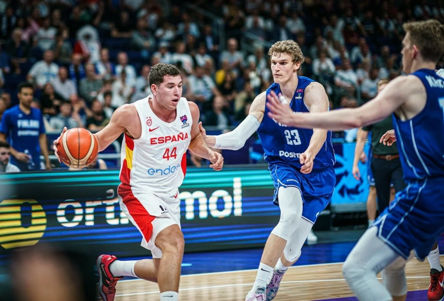 Ispanijos ir Suomijos rungtynės. FIBA nuotr.