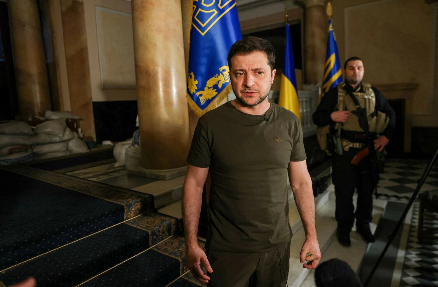 Ukrainos prezidentas Volodymyras Zelenskis. „Scanpix“ nuotr.