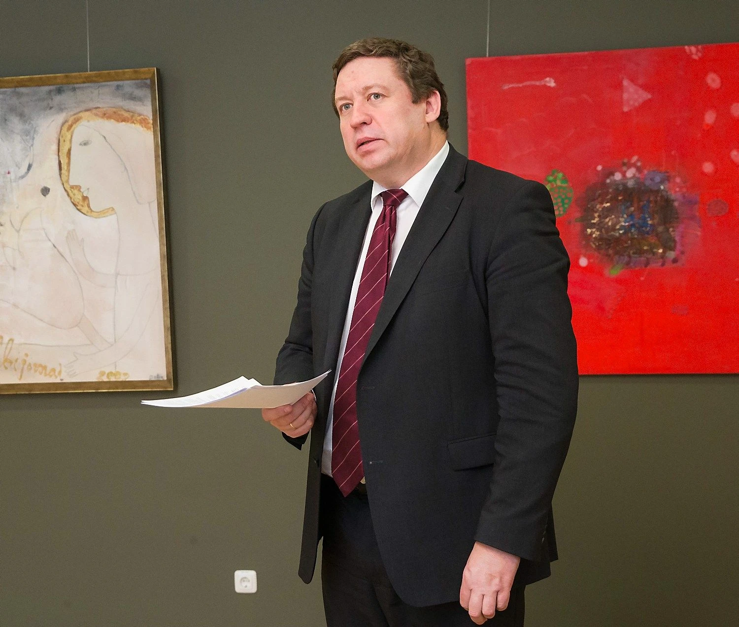 Raimundas Karoblis, užsienio reikalų viceministras, buvęs Lietuvos ambasadorius Europos Sąjungoje. Juditos Grigelytės (VŽ) nuotr.