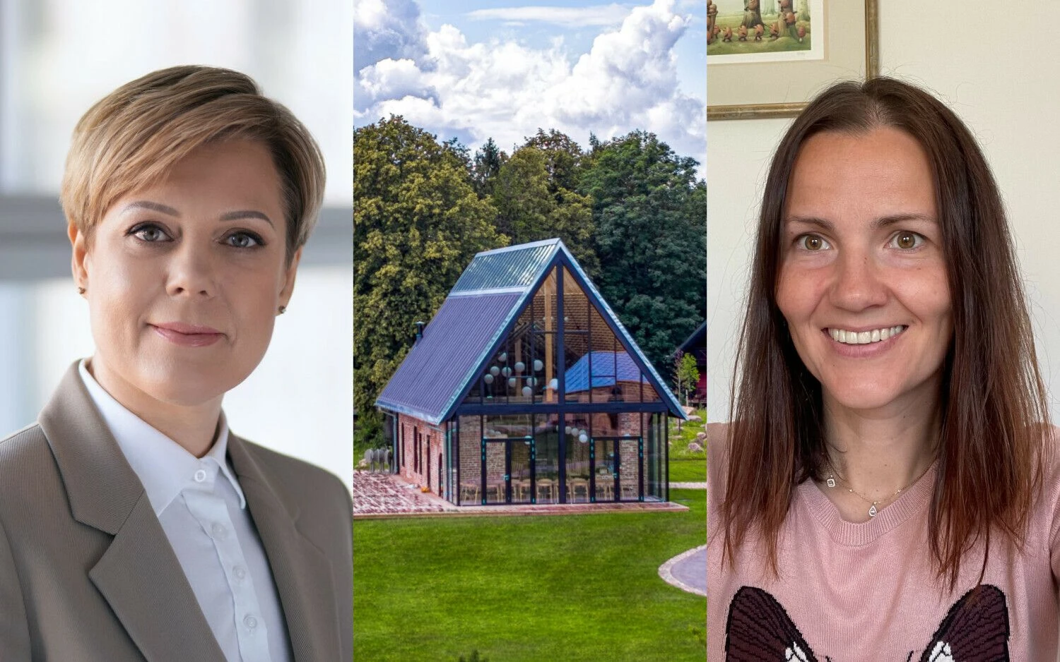 Virginija Lukšienė, „Ekoagros“ direktorė (iš kairės), Rasa Tamašauskaitė, vaikų darželių „Vila vilaitė“ vadovė. VŽ koliažas