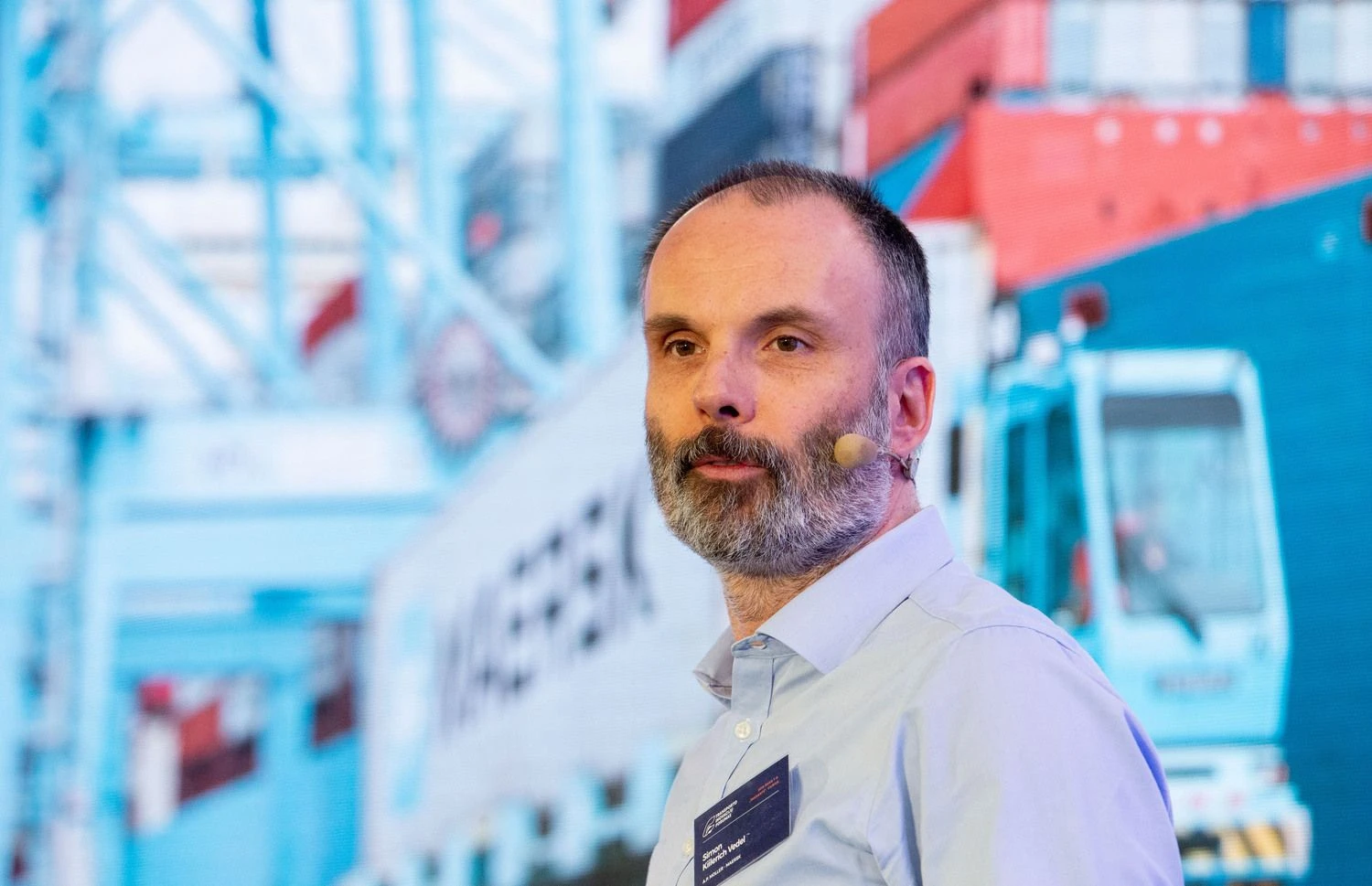 Simonas Kiilerichas Vedelis, „Maersk“ skaitmeninių projektų vadovas. Juditos Grigelytės (VŽ) nuotr.