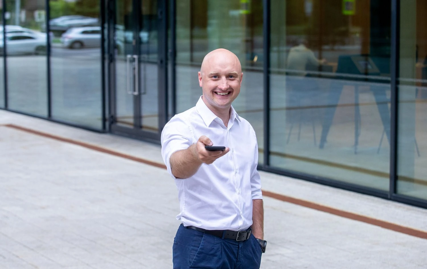 Darius Morkūnas, UAB „Vinesta“, valdančios platformą „Futurus platform“, įkūrėjas ir vadovas, sako, kad sistema jau domisi ir draudimo bei kitų sektorių įmonės. Galimybių jis mato ir už Lietuvos.
Juditos Grigelytės (VŽ) nuotr.