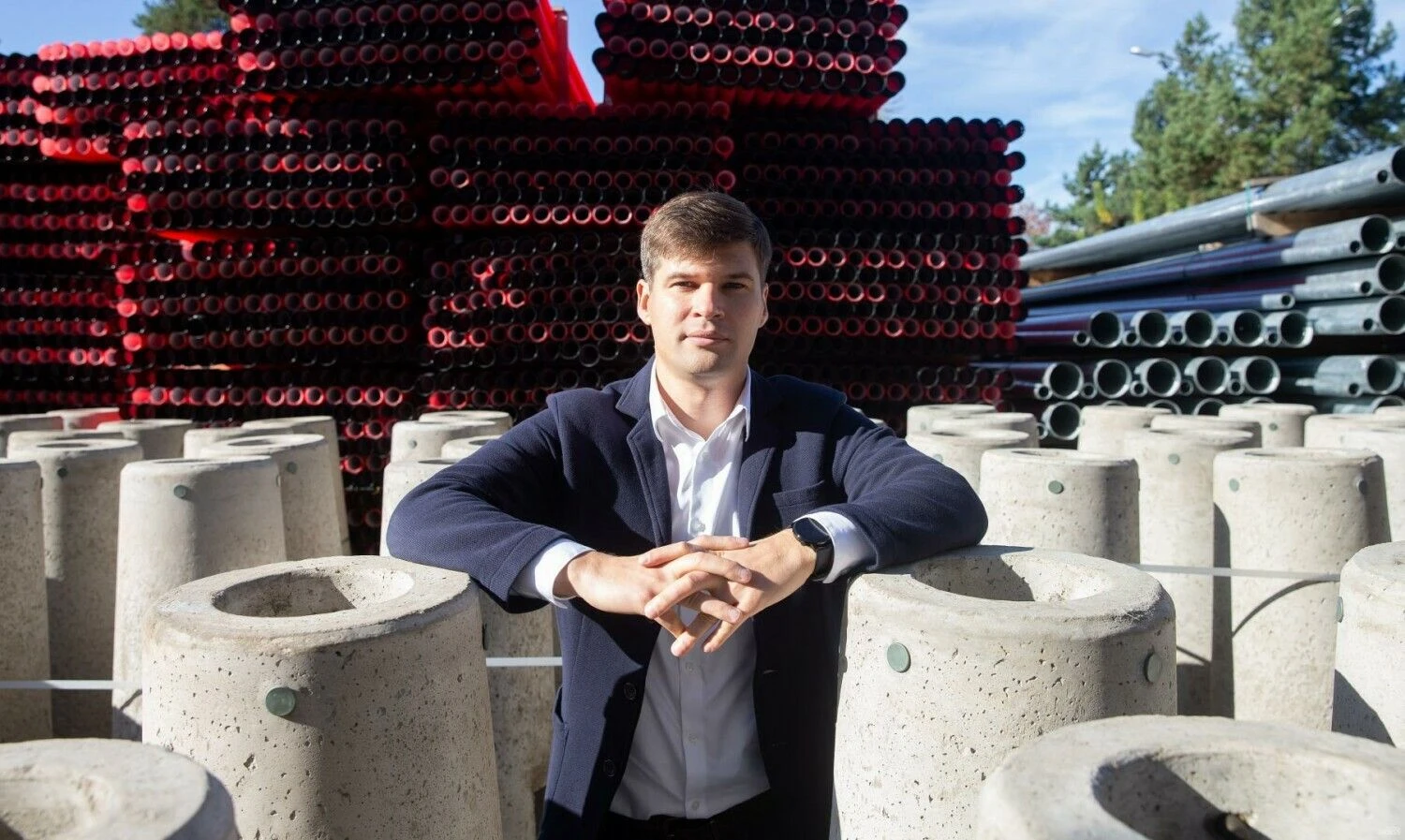 Andrius Deimantas, UAB „Vilniaus apšvietimas“ direktorius. Juditos Grigelytės (VŽ) nuotr.