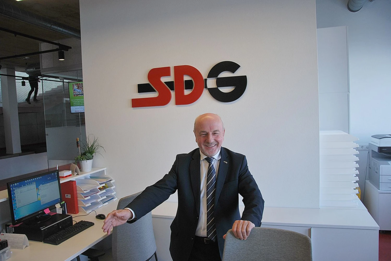 Eduardas Jasas, SDG generalinis direktorius: „Jei pasiekiami nustatyti pardavimų biudžetai, penktadieniais darbo laikas yra iki pietų, tai – svarbus variklis darbuotojams.“ Vytauto Gaižausko (VŽ) nuotr.