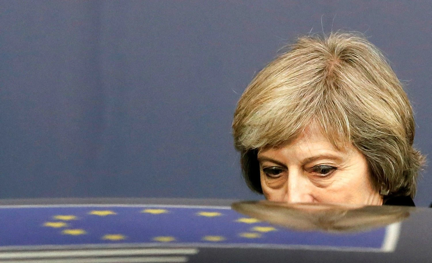 Theresa May, Jungtinės Karalystės premjerė. Yveso Hermano („Reuters“ / „Scanpix“) nuotr.
