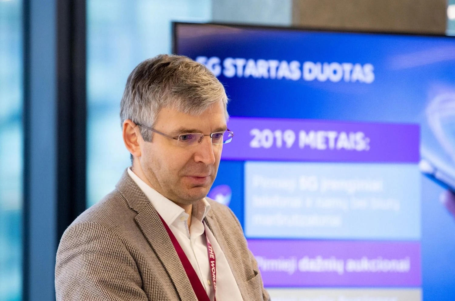 Mindaugas Ubartas, asociacijos „Infobalt“ direktorius: „Steikite vieną viceministro pareigybę, kuri būtų valdoma dirbtiniu intelektu“. Juditos Grigelytės (VŽ) nuotr.