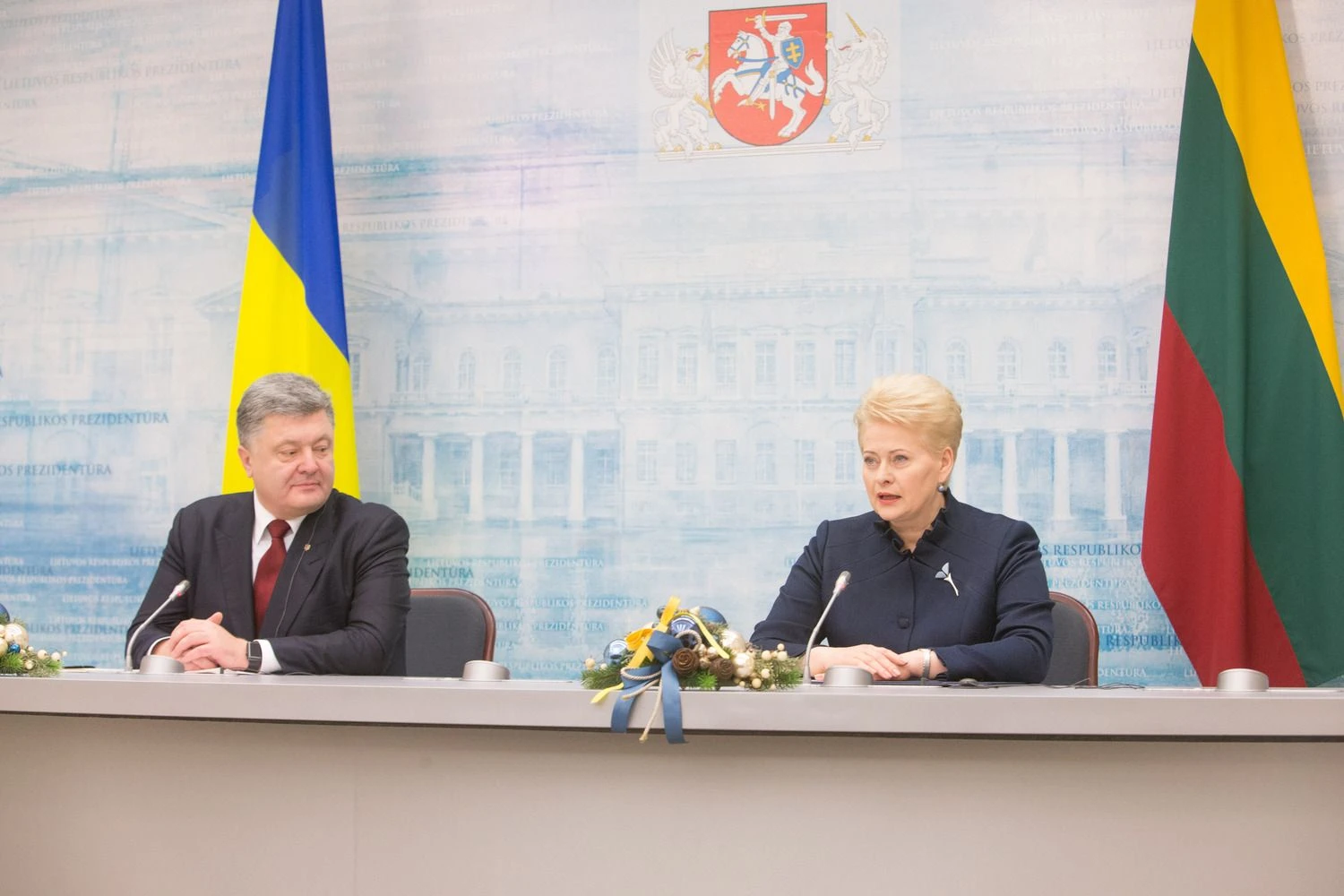 Savaitės pabaigoje Vilniuje numatomas prezidentės Dalios Grybauskaitės susitikimas su Ukrainos vadovu Petro Porošenka. Vladimiro Ivanovo (VŽ) nuotr. 
