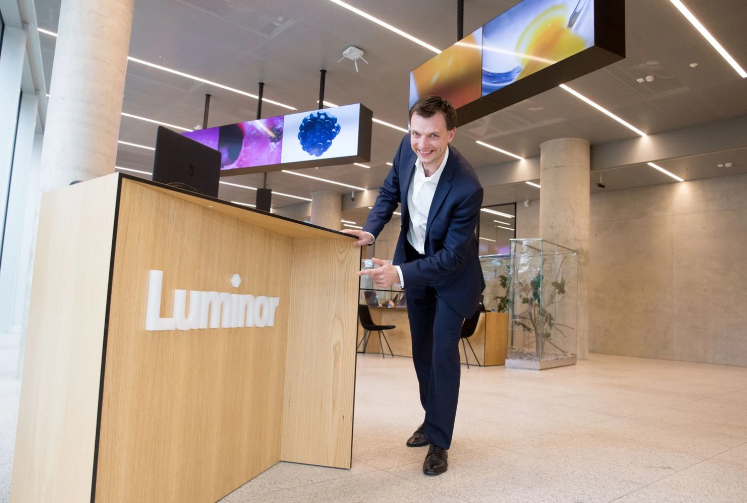 Andrius Načajus, banko „Luminor“ vadovas Lietuvoje. Juditos Grigelytės (VŽ) nuotr.