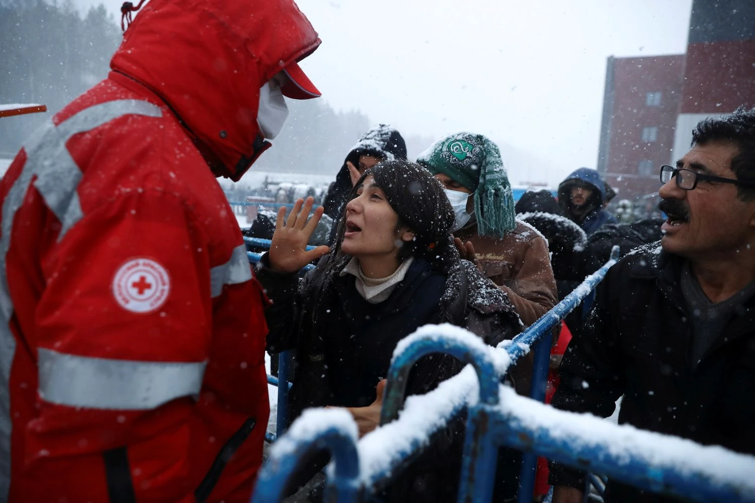 Migrantai Baltarusijoje. Kacperio Pempelio („Reuters“/„Scanpix“) nuotr.